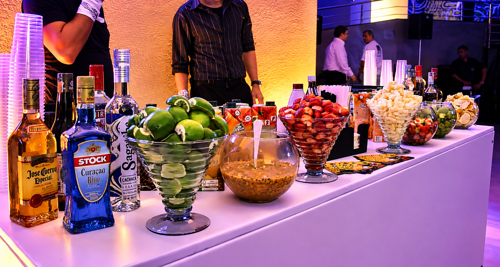 Bartender em evento Quiz Eventos