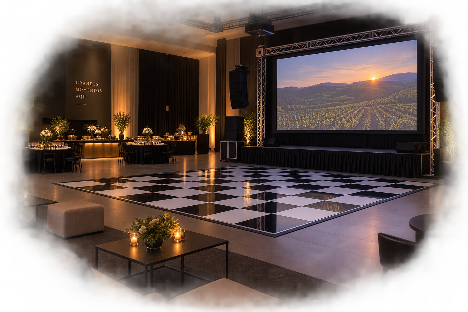 Decoração/Mesa do Parabéns — Quiz Eventos
