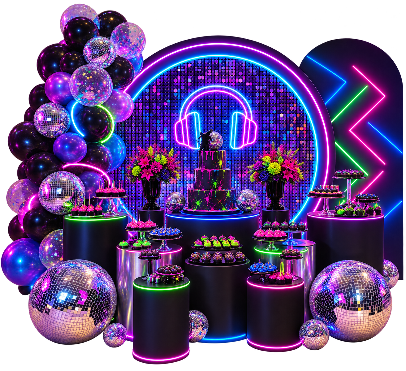 Decoração/Mesa do Parabéns — Quiz Eventos